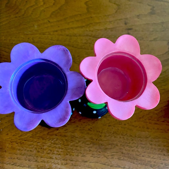 Vintage Yankee Candle tea light holders, set of 2 - Picture 2 of 4